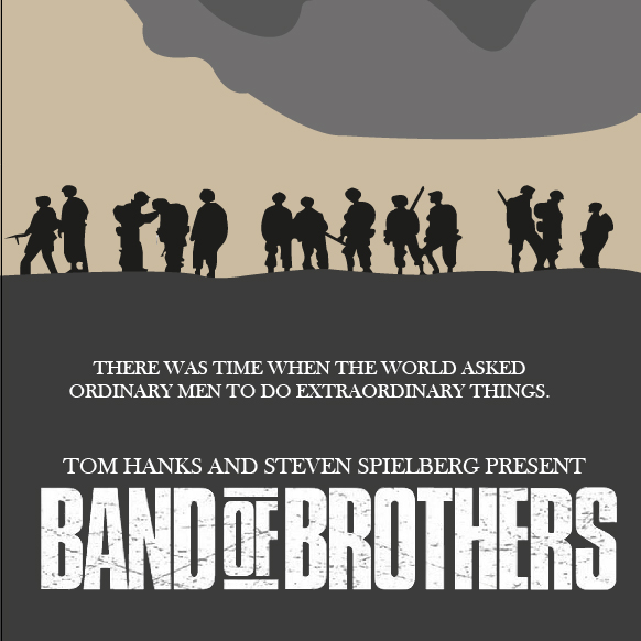 Illustration d'affiche de la série Band of brothers