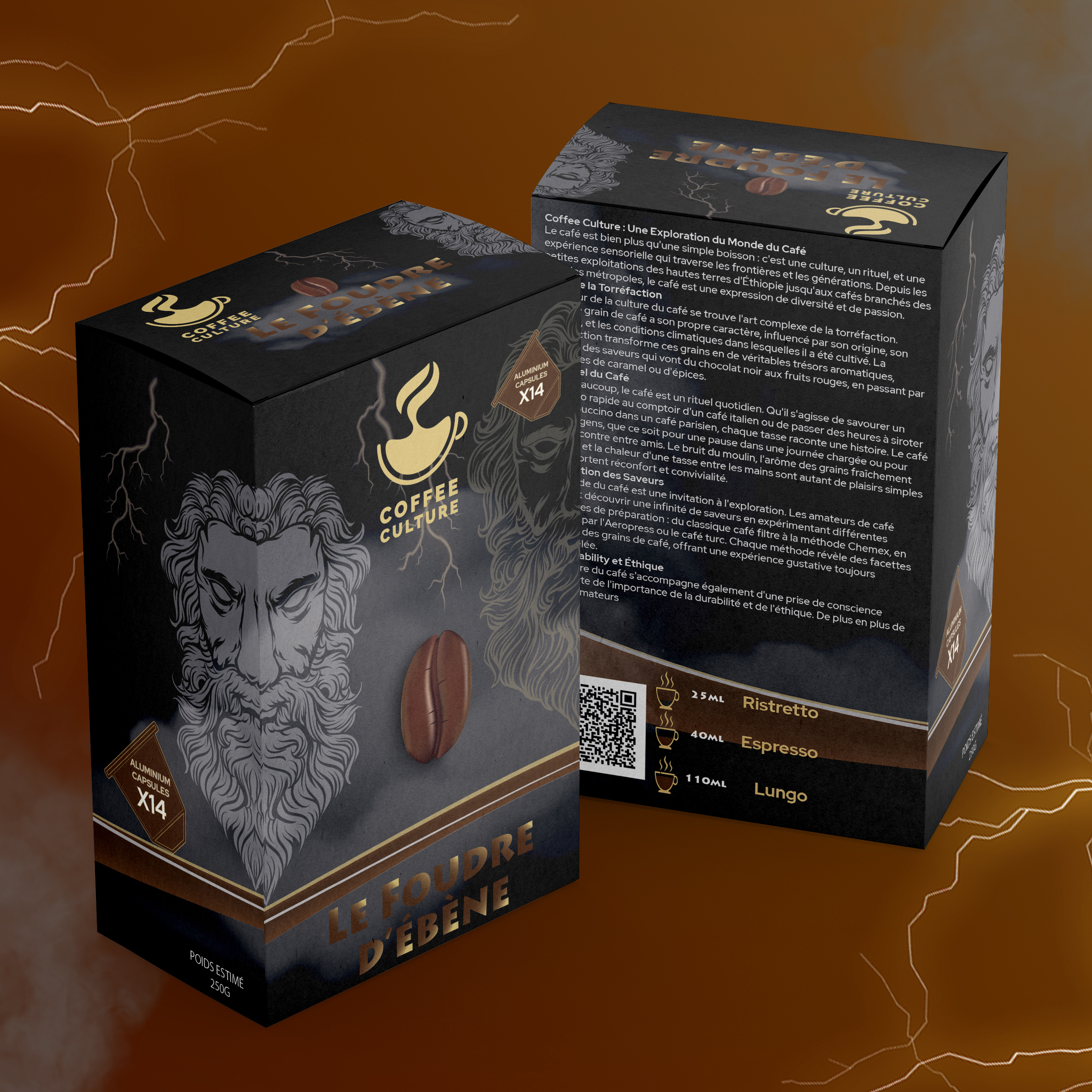 Packaging pour une marque de café