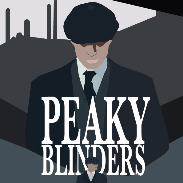 Illustration d'affiche de la série Peaky blinders
