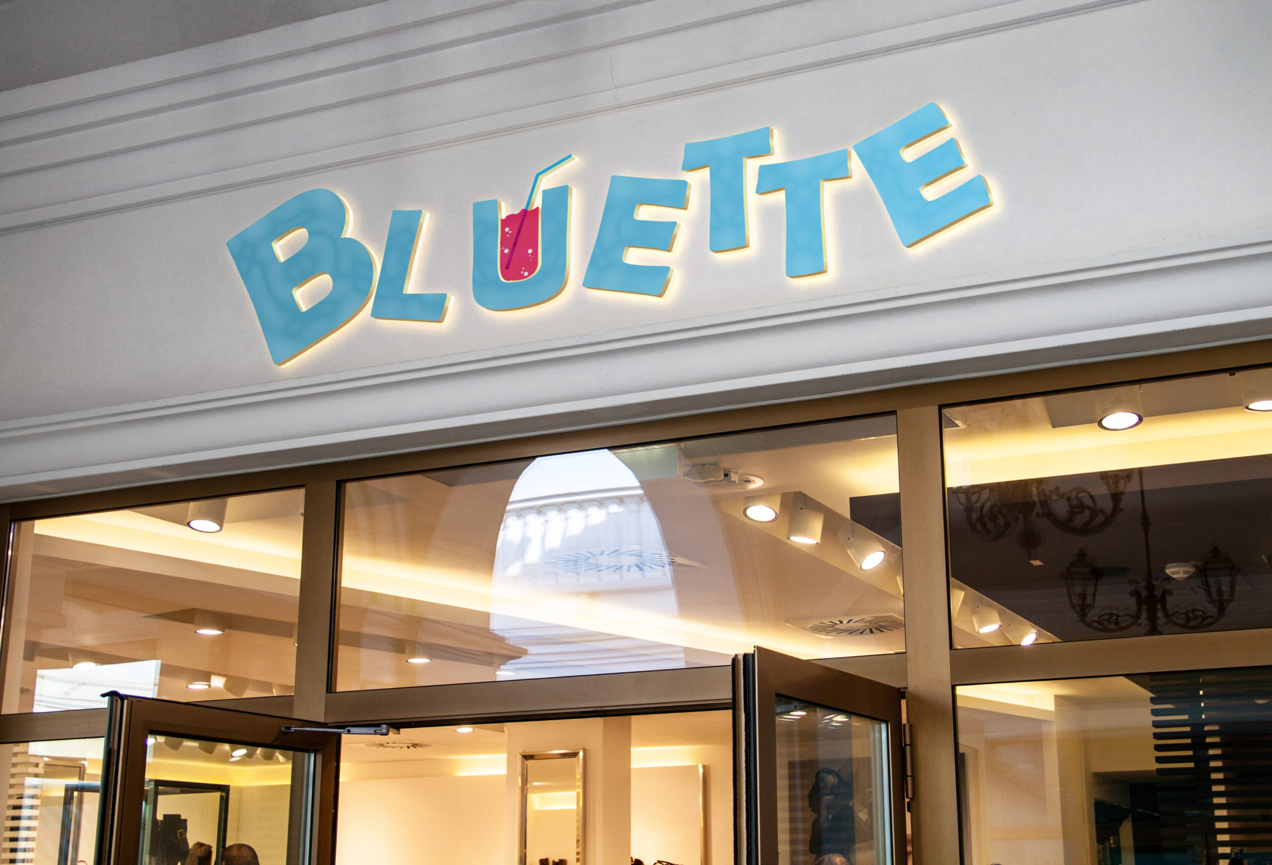 mockup facade bluette